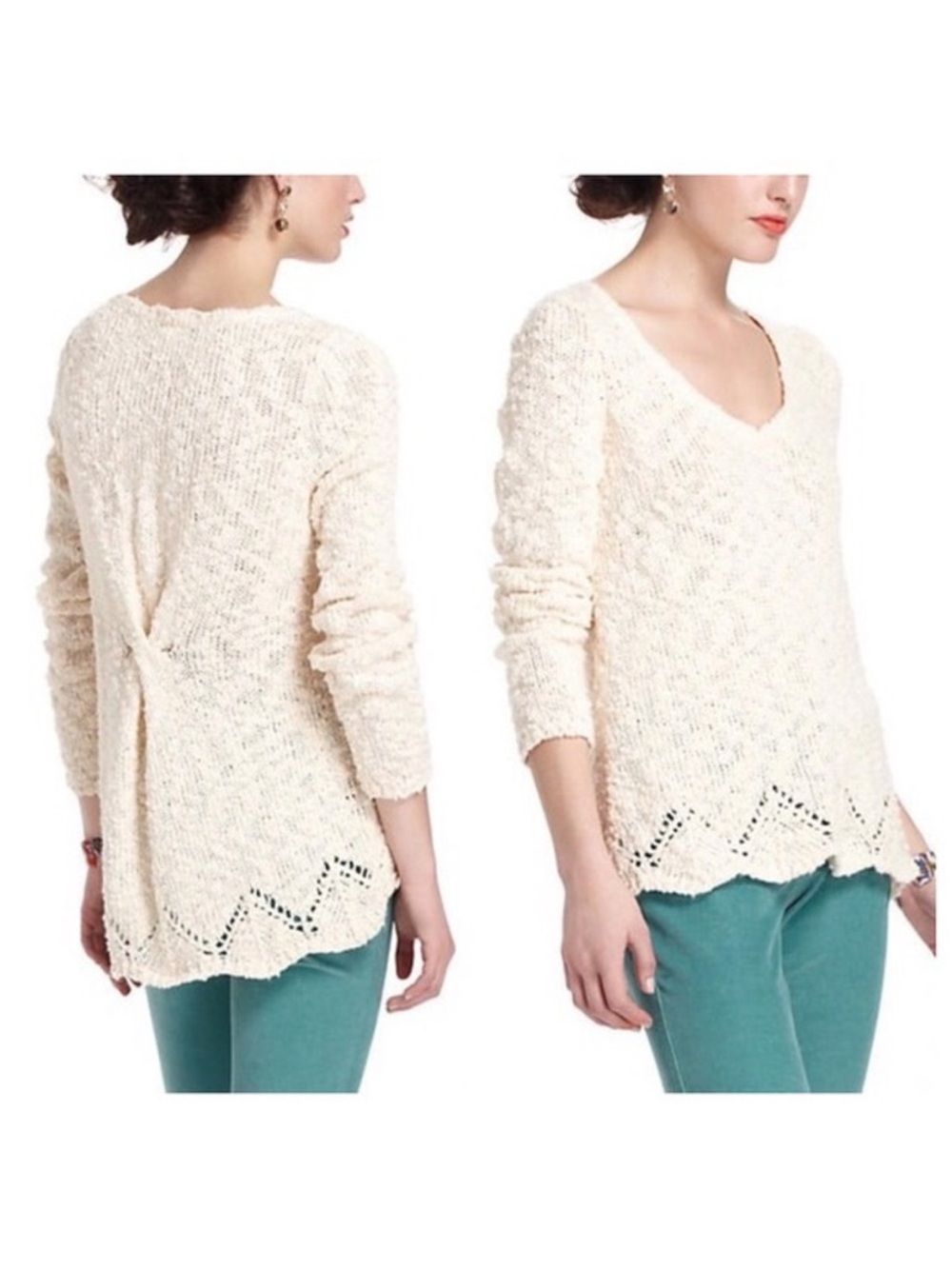 Anthropologie Yellow Bird Sweater